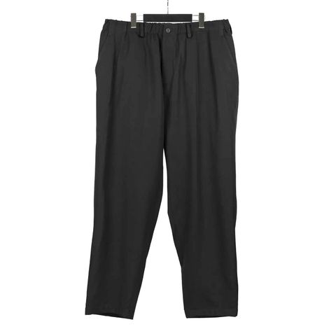 pour homme | ダブルステッチゴムP (メンズ) / シワギャバパンツ / ブラック / HW-P15-100