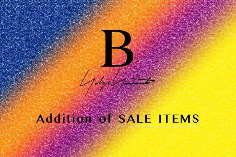 B Yohji Yamamoto [20A/W セール作品を追加！]