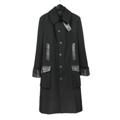 pour homme  | ベルト付き軍服風6BJ / ジャケット・コート(メンズ) / フラノ / ブラック / HW-J42-832