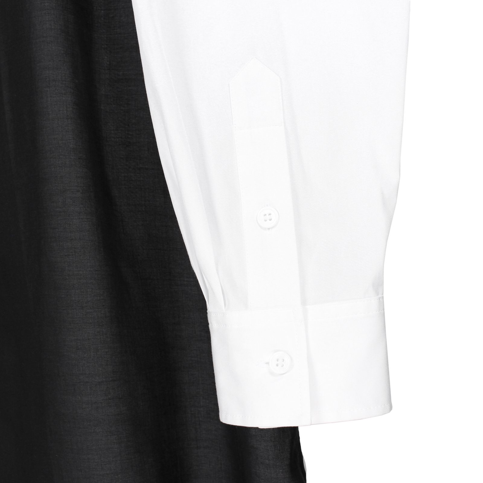 Y's for men | TRIPLE COLLAR SHIRT IN BROAD AND CELLULOSE PINK FLOWER / シャツ・ブラウス (ユニセックス) / ブラック / ML-B17-858