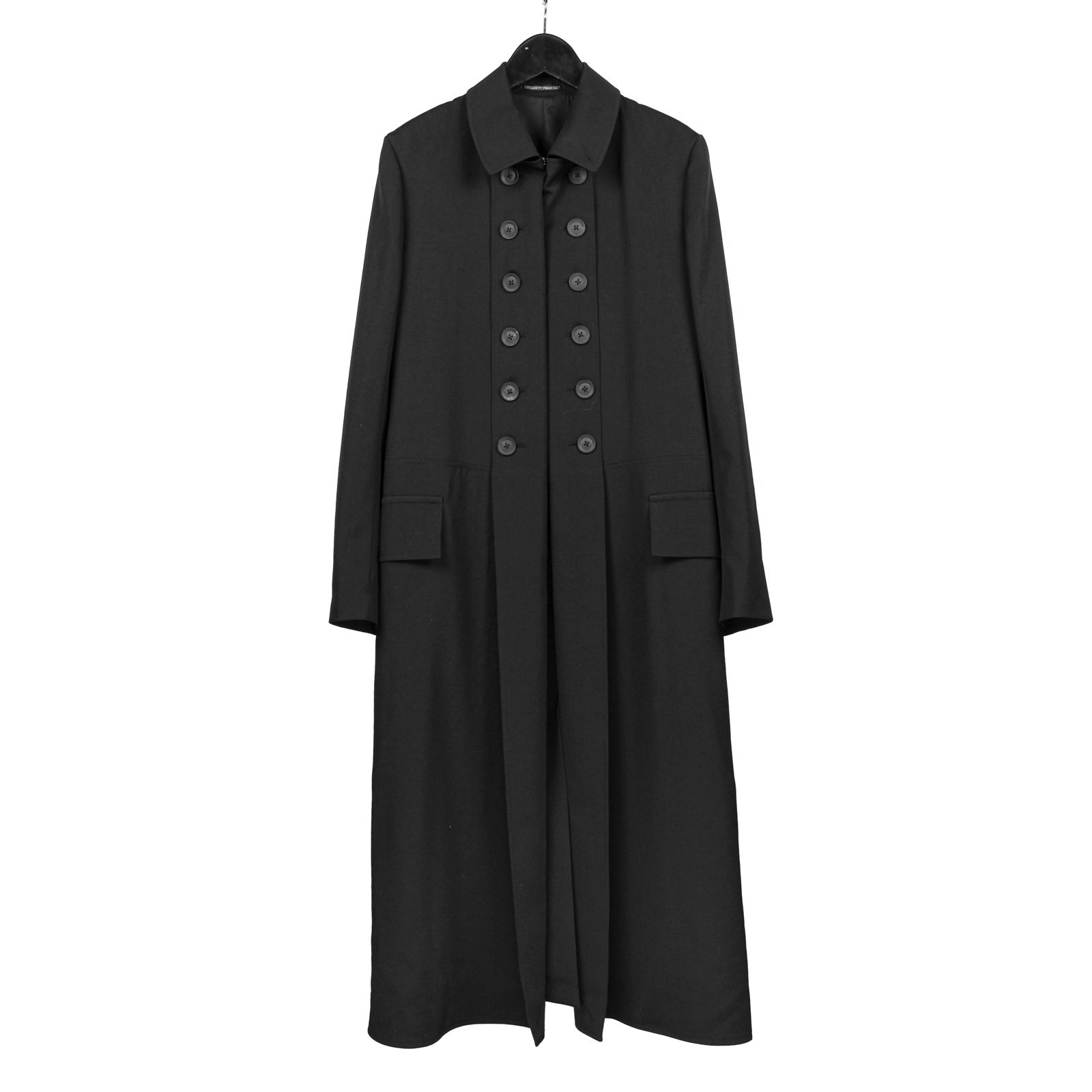 yohji yamamoto pour homme ロングジャケット yohji yamamoto - pour homme | 刺繍入5ポケットJKT / ロング