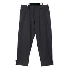 pour homme | 裾ベルトP (メンズ) / コットン / ブラック / HP-P45-035