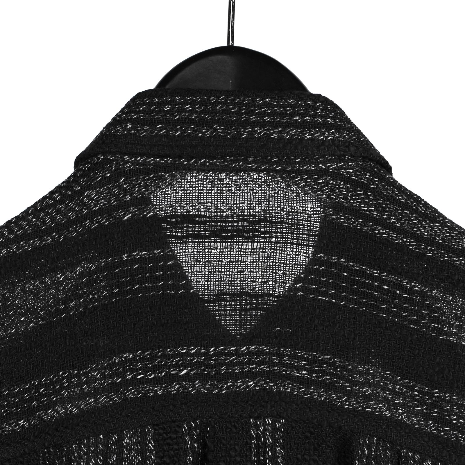 pour homme | 裾結びストライプB / シャツ・ブラウス (メンズ) / ブラック / HS-B31-012