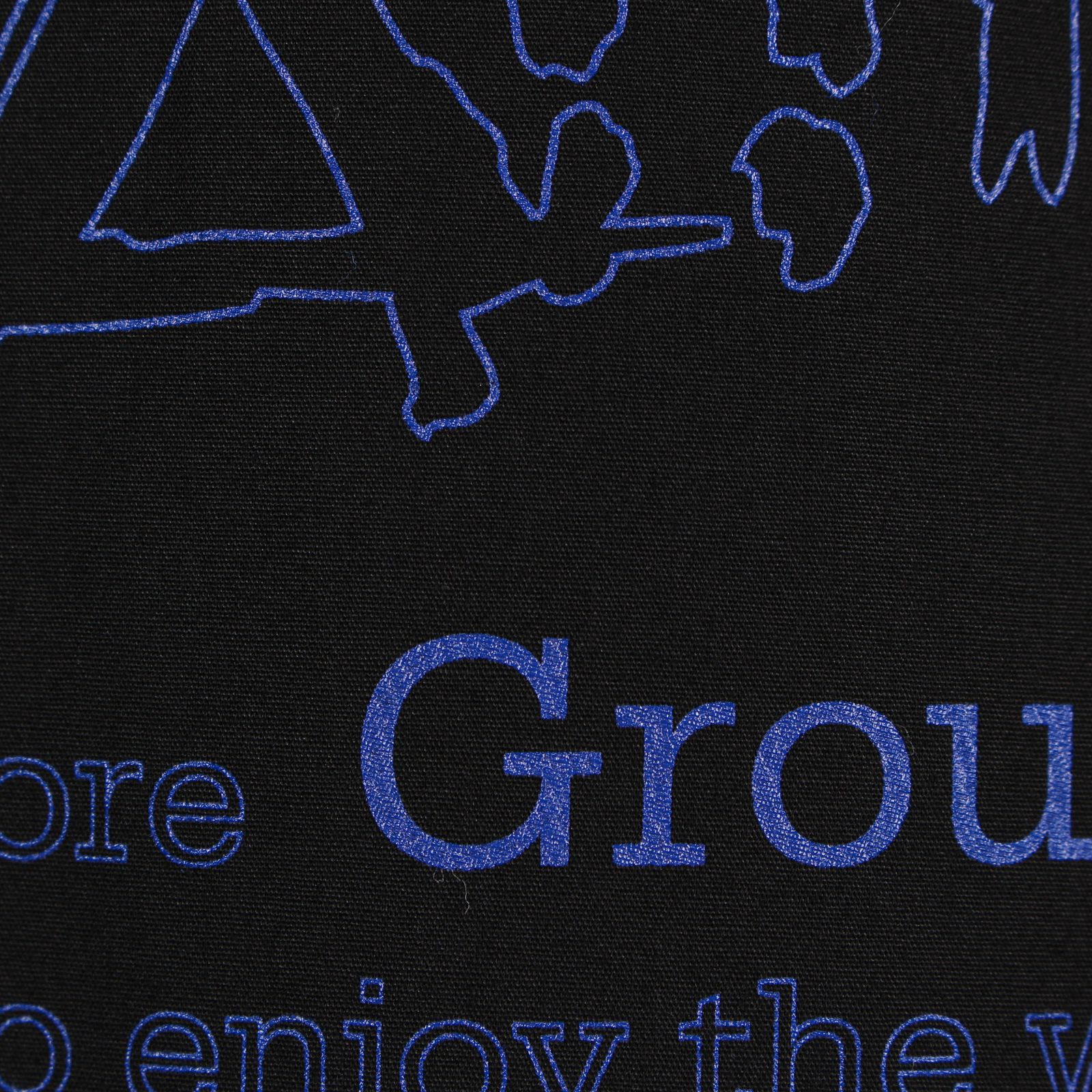 Ground Y | Yohji Yamamoto Upside Down LOGO Basic Shirt / 長袖 シャツ (ユニセックス) / ブラック / GA-B21-020