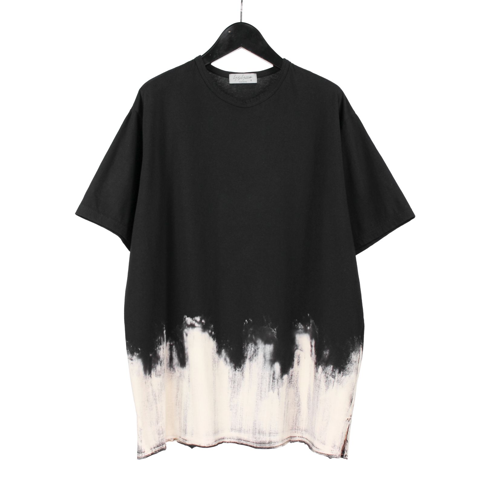 pour homme | 抜染半袖 (メンズ) / 半袖カットソー / ブラック / HK-T12-082