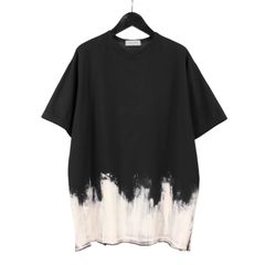 pour homme | 抜染半袖 (メンズ) / 半袖カットソー / ブラック / HK-T12-082