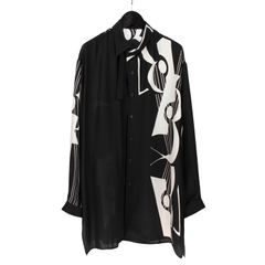 pour homme ギター柄変形衿B / HX-B31-828