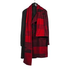 Yohji Yamamoto [HV-J29-822 / I-赤フラノストールJKT]