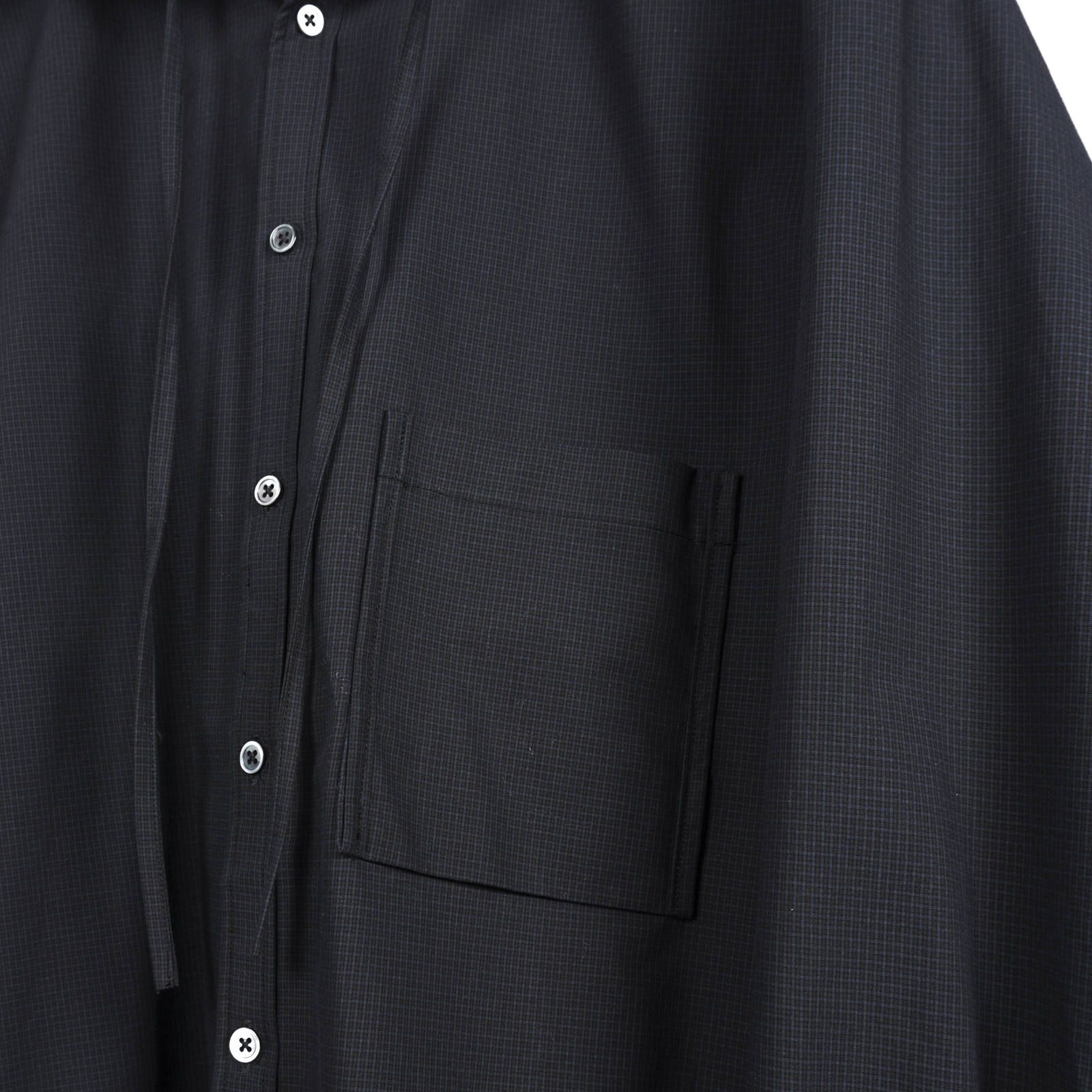 WIZZARD [WSA18-050CH / HOOED CHECK LONG SHIRTS]