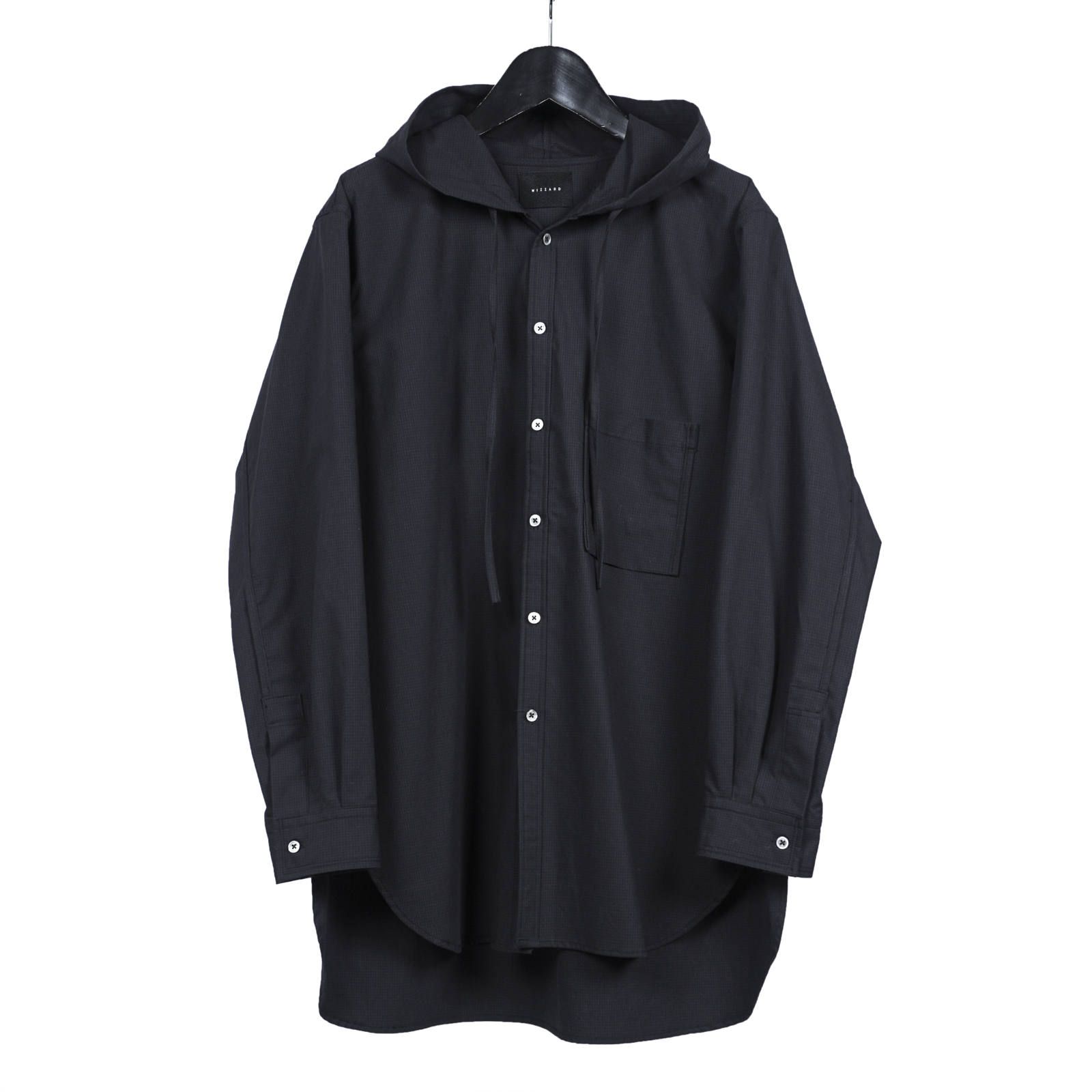 WIZZARD [WSA18-050CH / HOOED CHECK LONG SHIRTS]
