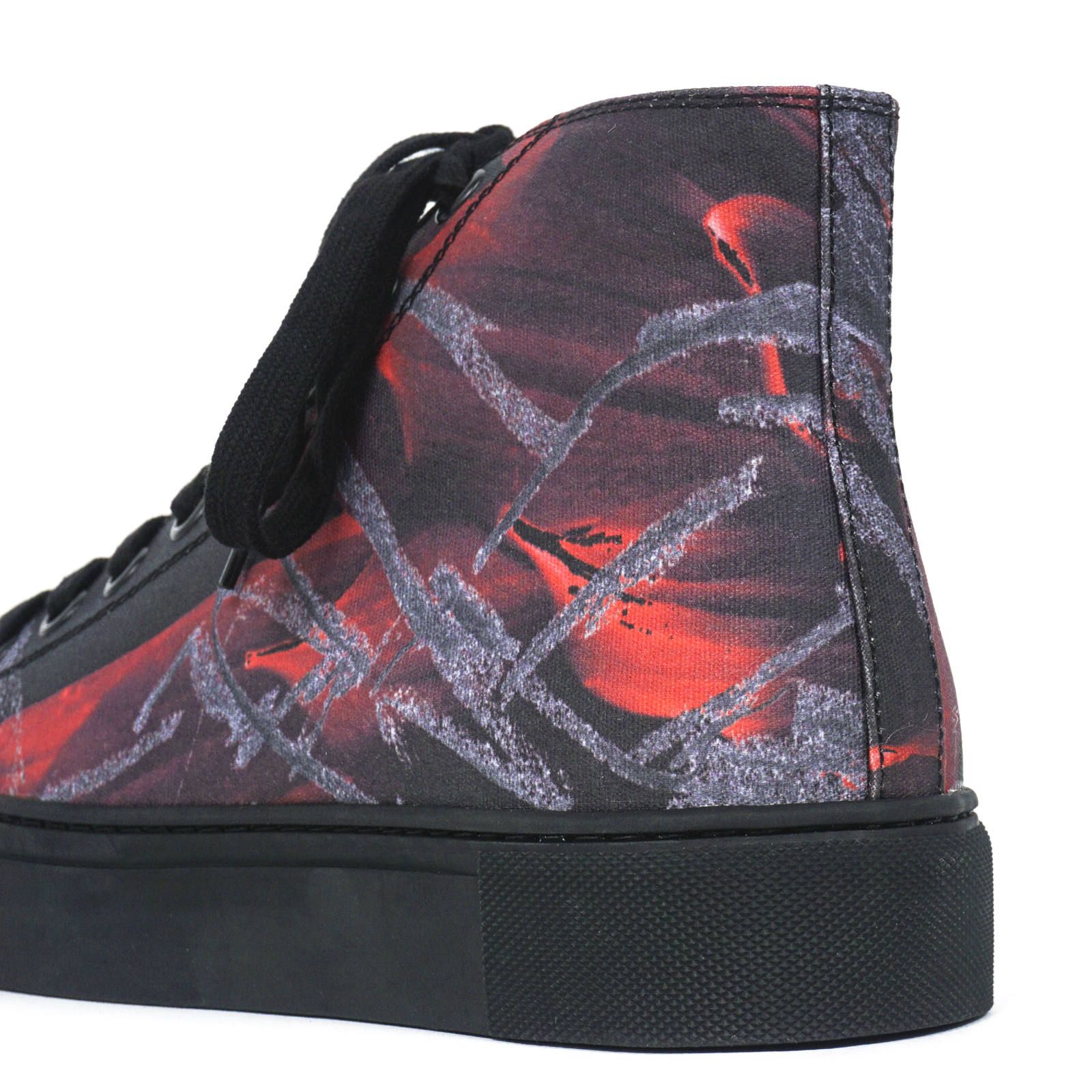 Yohji Yamamoto [HH-E14-065 / プリントハイカットスニーカーC (花58)]