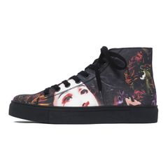 Yohji Yamamoto [HH-E15-066 / プリントハイカットスニーカーD (ダリア女)]