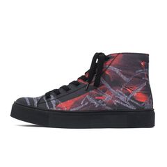 Yohji Yamamoto [HH-E14-065 / プリントハイカットスニーカーC (花58)]