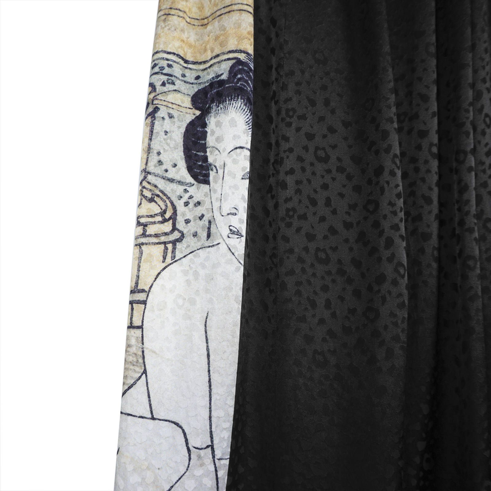 Yohji Yamamoto [HH-S05-408 / ゴムスカートプリントA]