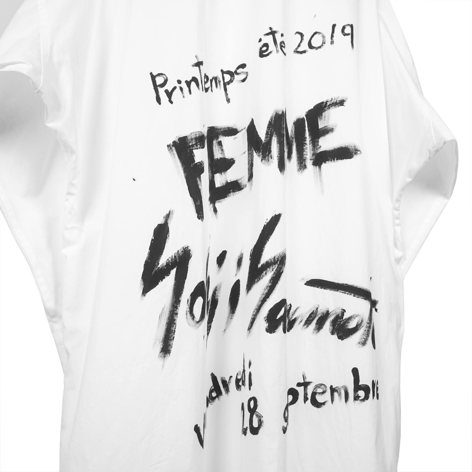 B Yohji Yamamoto [NH-B29-001 / ブロード スペアカラーB・CアートEPTロングシャツ]