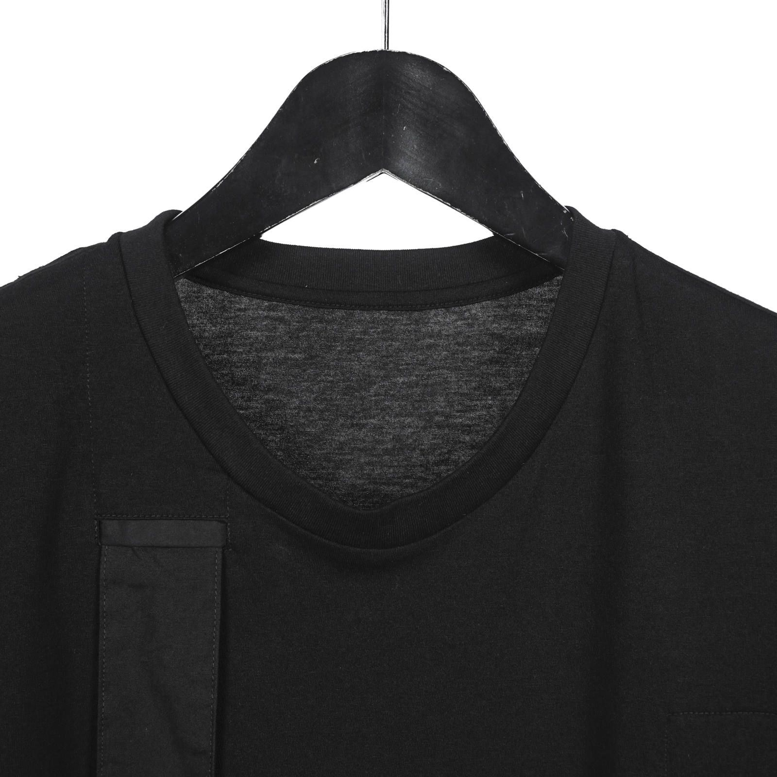 B Yohji Yamamoto [NH-T63-271 / ck-30リヨセル綿天竺B-HANGループ止Tシャツ]