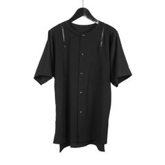 B Yohji Yamamoto [NH-B55-100 / ショルダーZIPノーカラーシャツ]