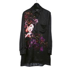 Yohji Yamamoto [HH-B79-414 / 花58プリントブラウス]