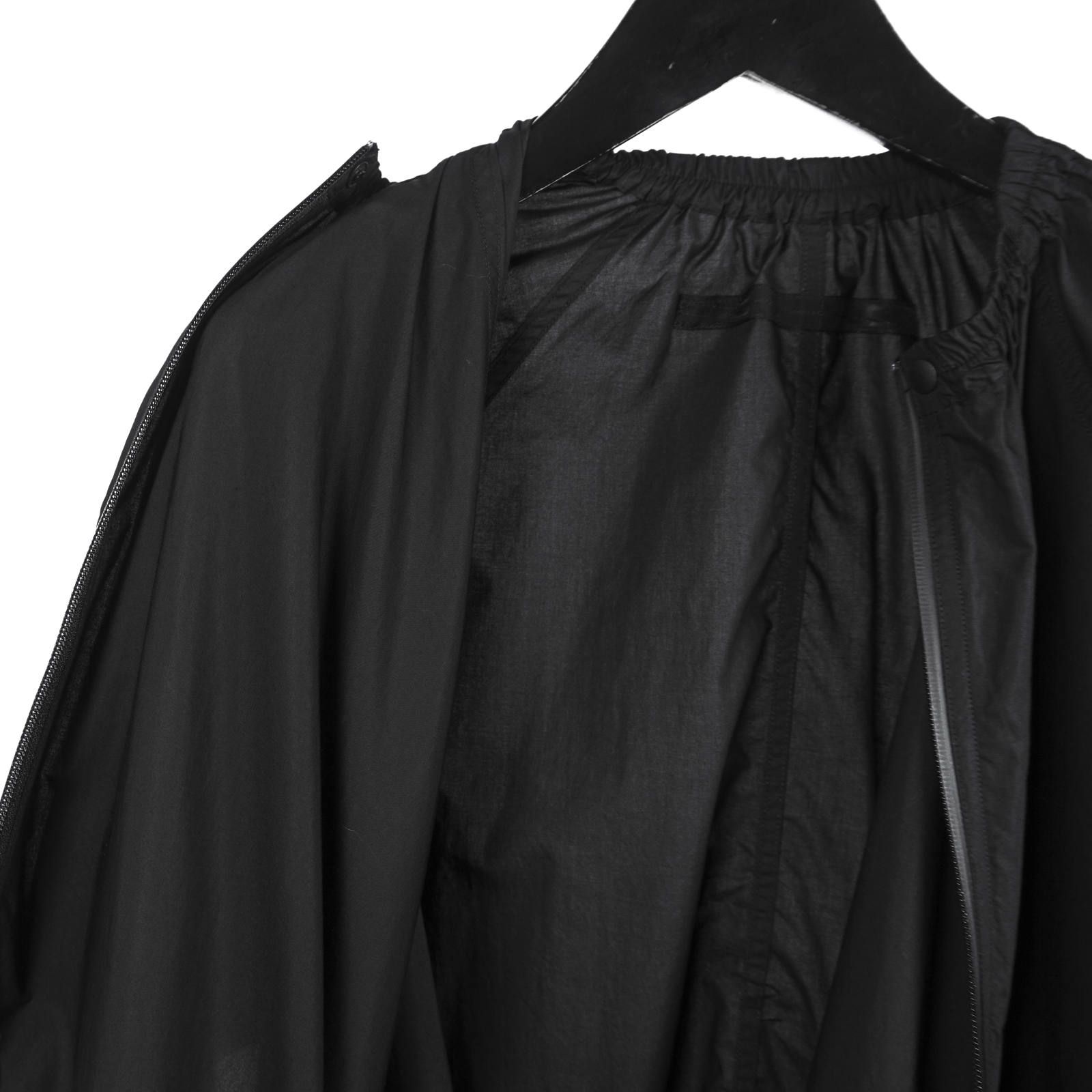 NILøS [660BLM5-BK / SHIRING LONG BLOUSON]