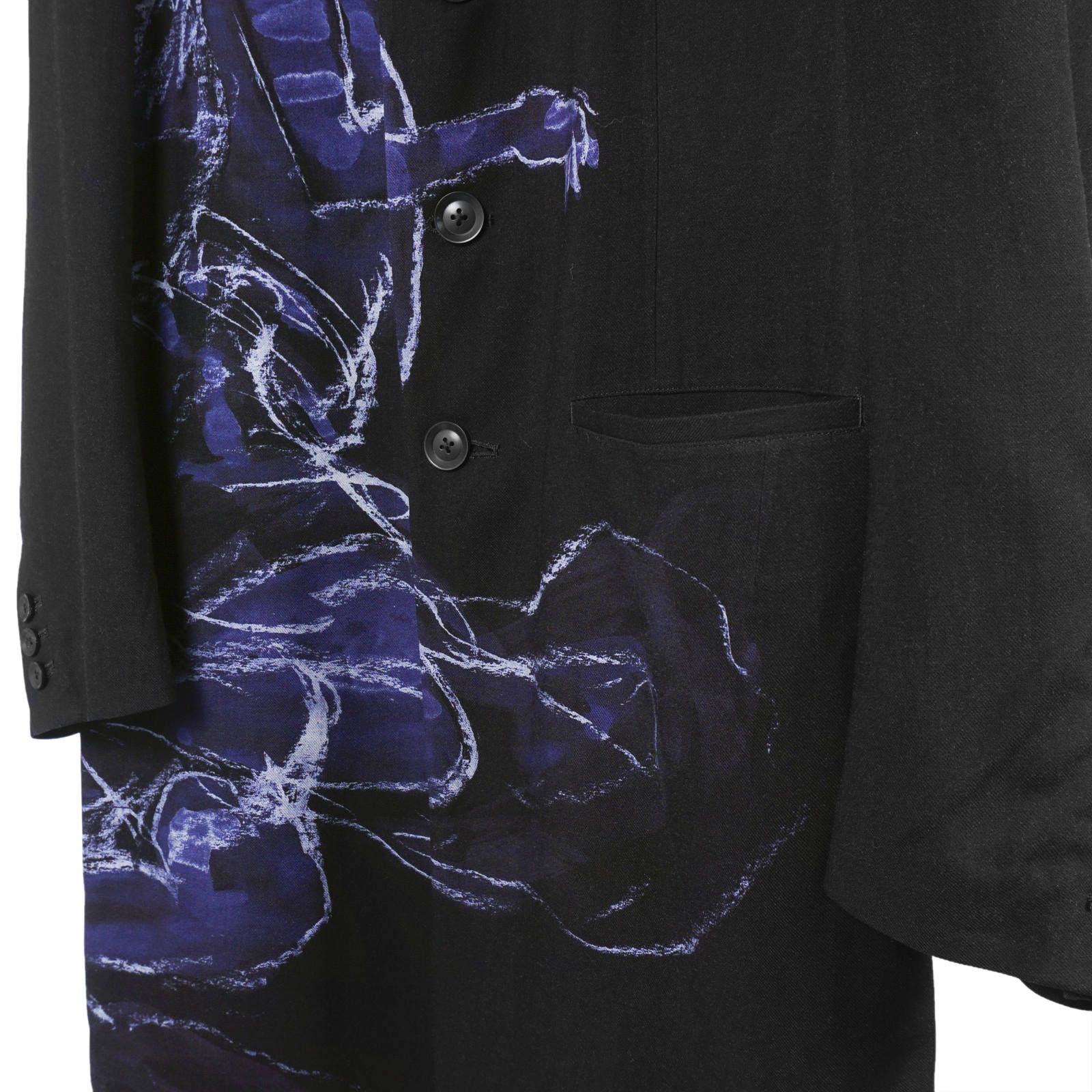 Yohji Yamamoto [HH-J43-235 / h1墨着色プリントJ]