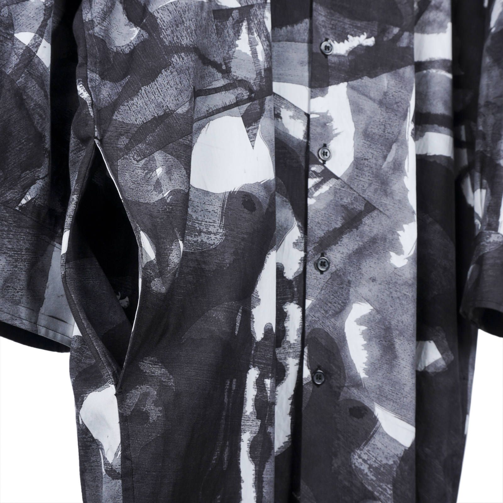 B Yohji Yamamoto [NH-B29-041 / アートE(もう何も) スペアカラーB・CアートEPTロングシャツ]