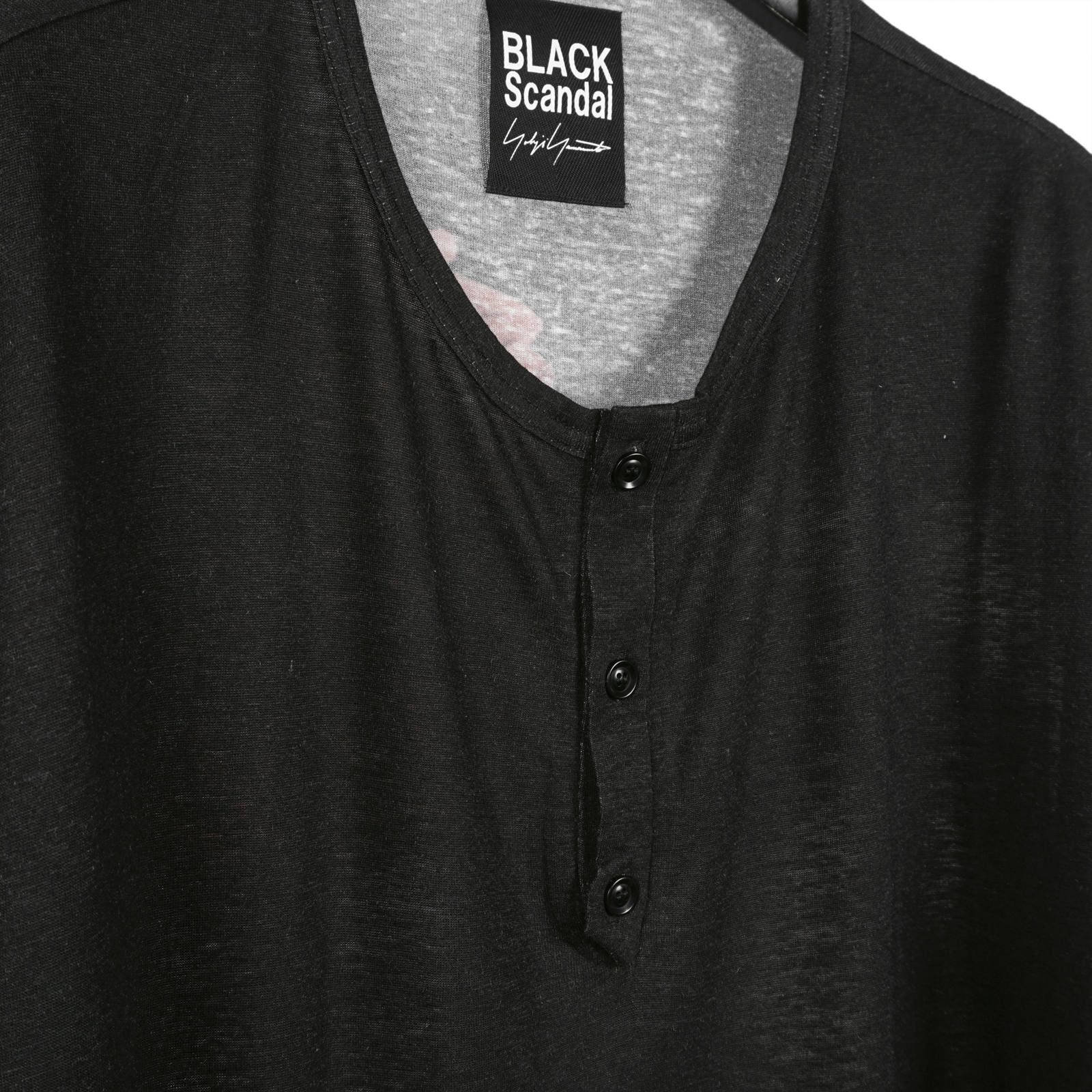 Yohji Yamamoto [HH-T41-272 / 色女PTヘンリー長]