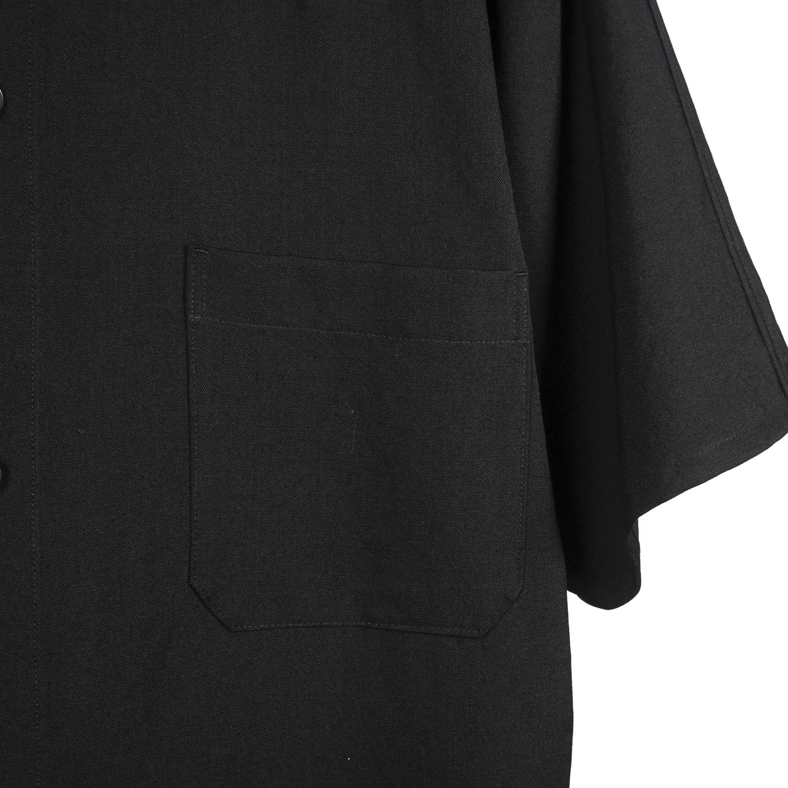 B Yohji Yamamoto [NH-B55-100 / ショルダーZIPノーカラーシャツ]
