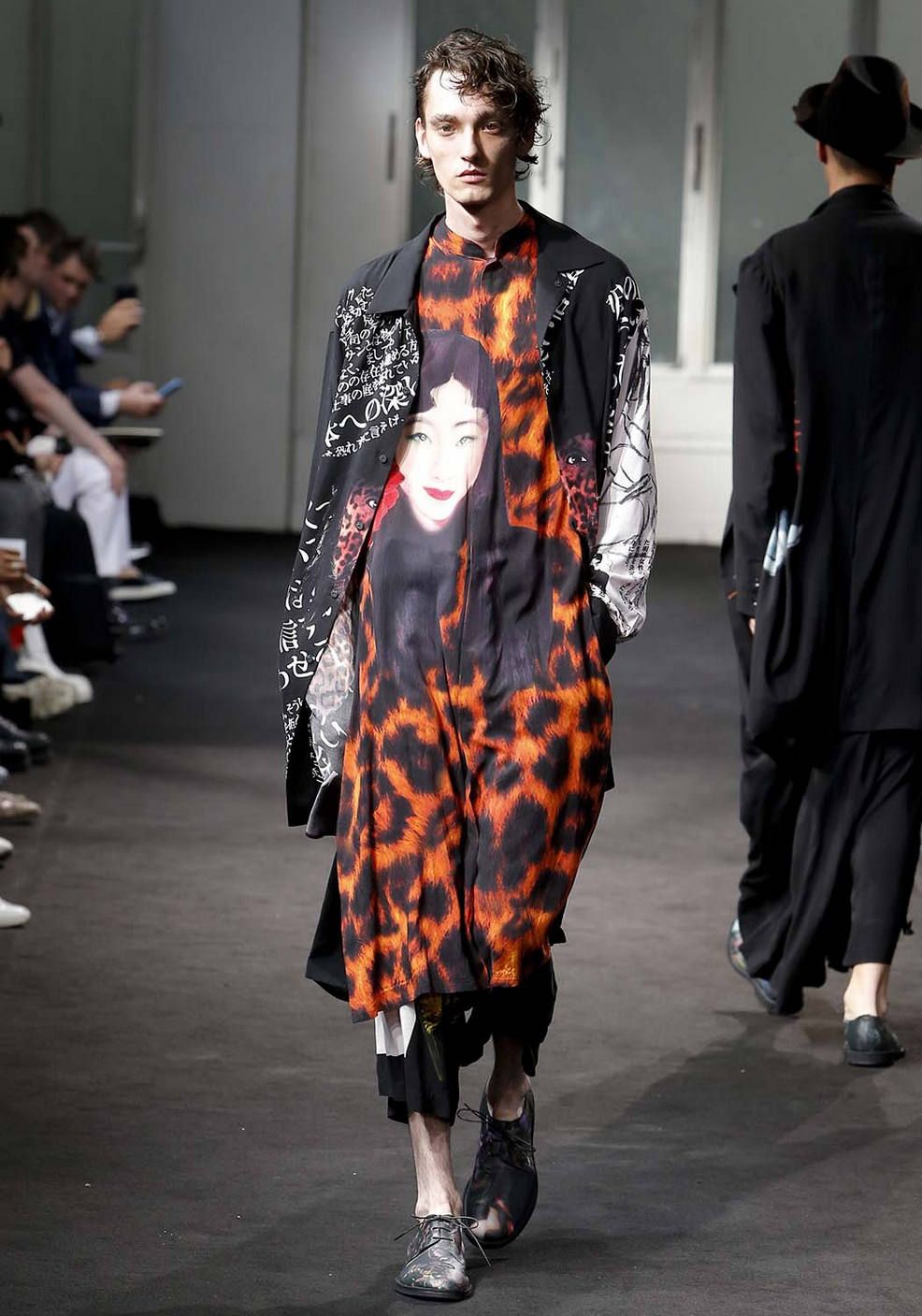 Yohji Yamamoto [HH-B63-822 / BS豹柄222ブラウス]