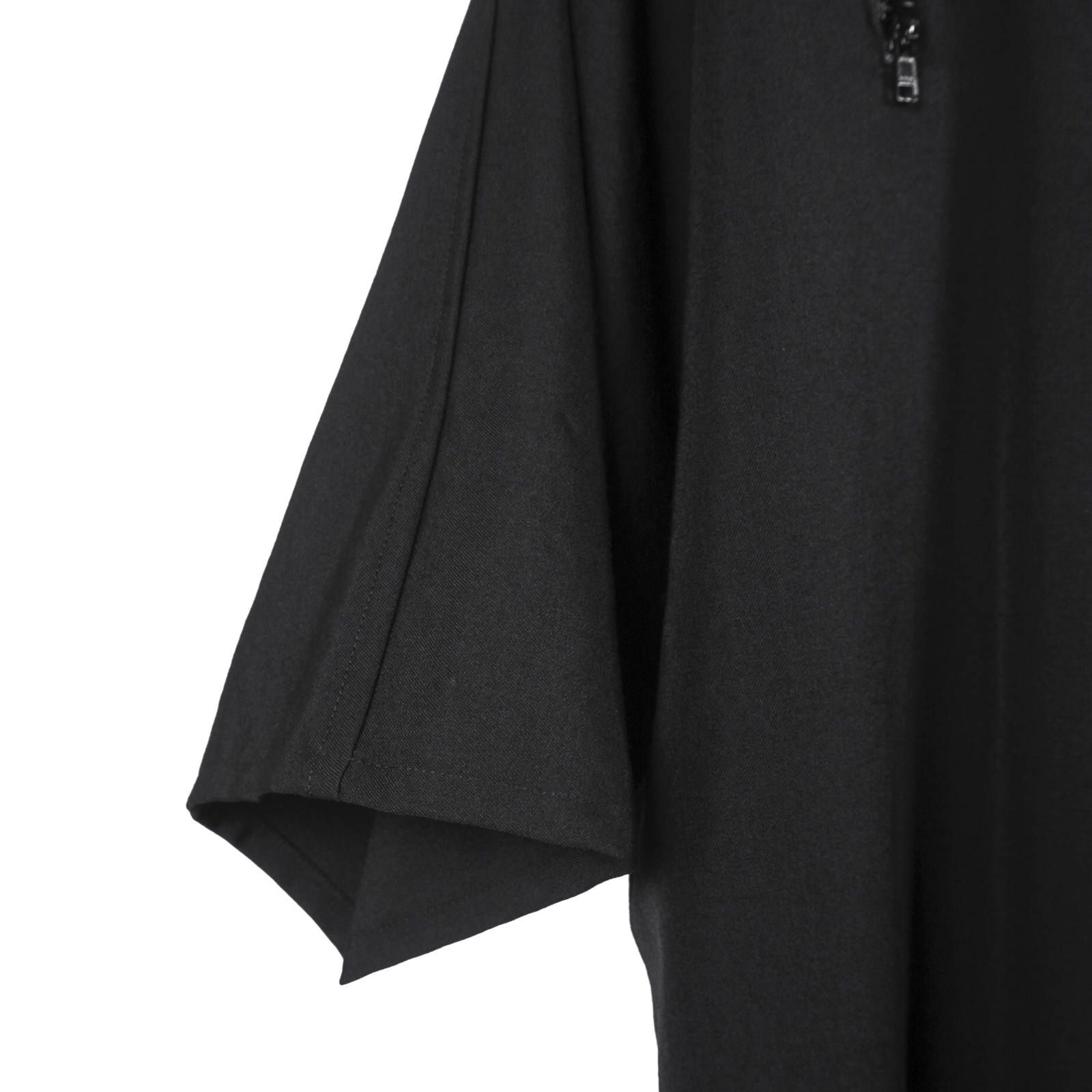 B Yohji Yamamoto [NH-B55-100 / ショルダーZIPノーカラーシャツ]