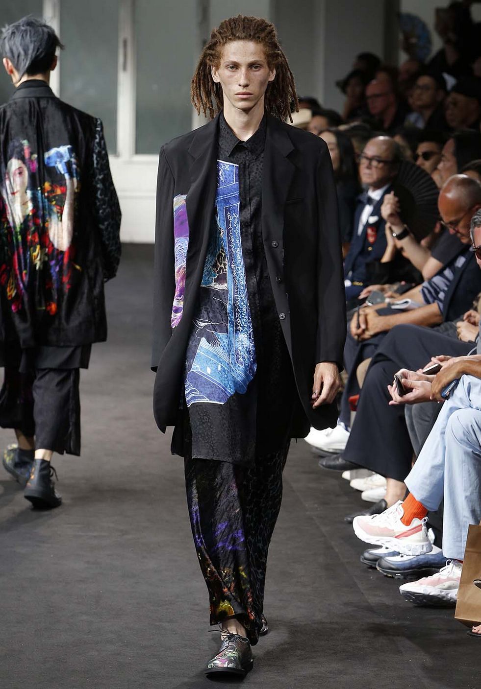 Yohji Yamamoto [HH-S06-100 / 前アシメプリントS]