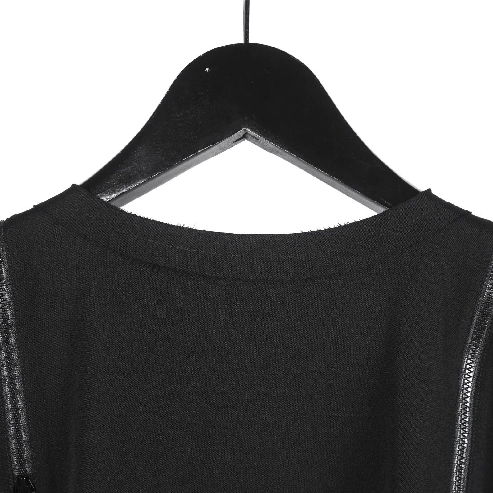 B Yohji Yamamoto [NH-B55-100 / ショルダーZIPノーカラーシャツ]