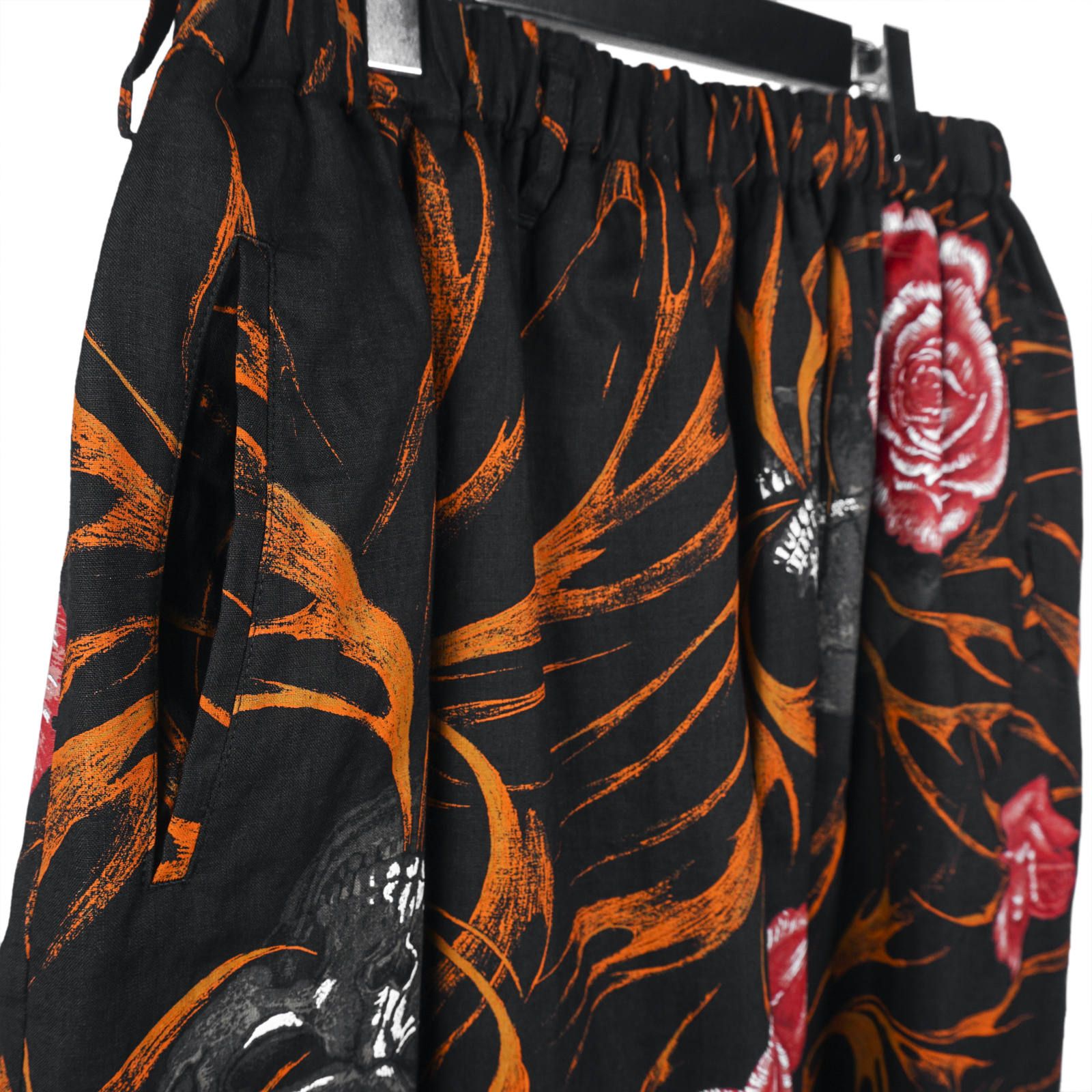 Yohji Yamamoto [HH-S01-310 / ゴムスカートプリントS]