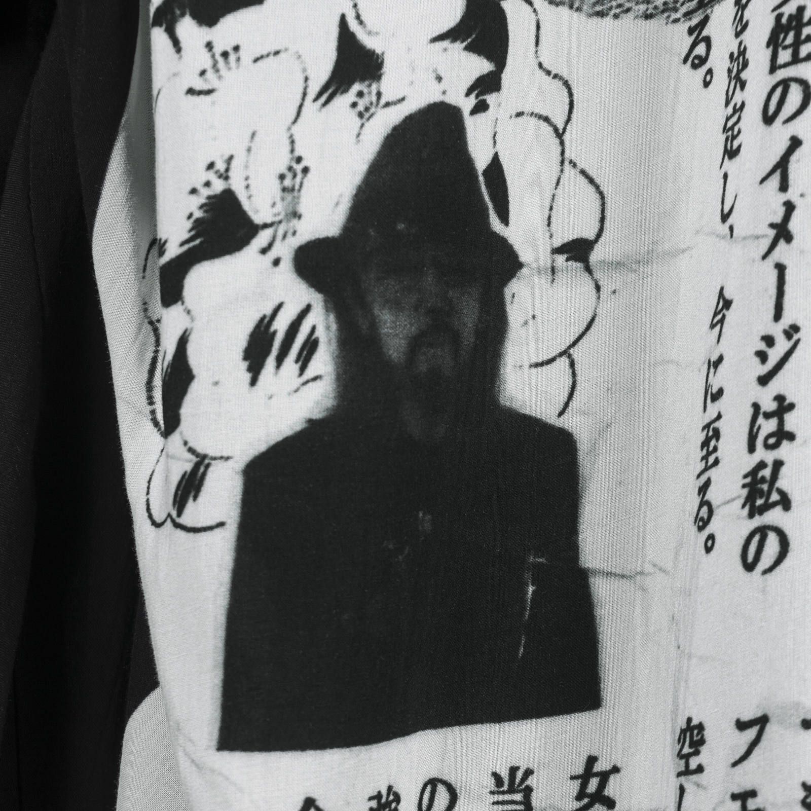 Yohji Yamamoto HH-P24-254 ゴムヒモPプリント yohji yamamoto - Yohji Yamamoto [HH-P24-254 / ゴムヒモP