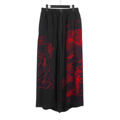 Yohji Yamamoto [HH-P81-811 / 左右別柄赤プリントP]