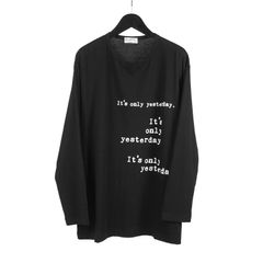 Yohji Yamamoto [HH-T37-085 / 英字PT 丸長]