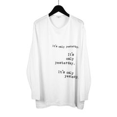 Yohji Yamamoto [HH-T37-085 / 英字PT 丸長]
