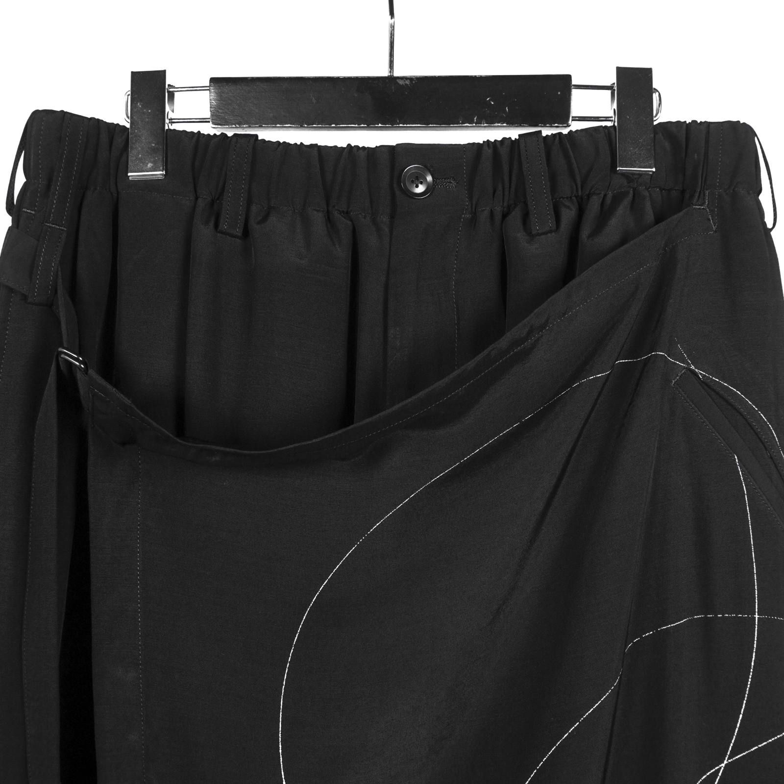 Yohji Yamamoto [HC-P21-204 / ラップパンツ太ー柄]