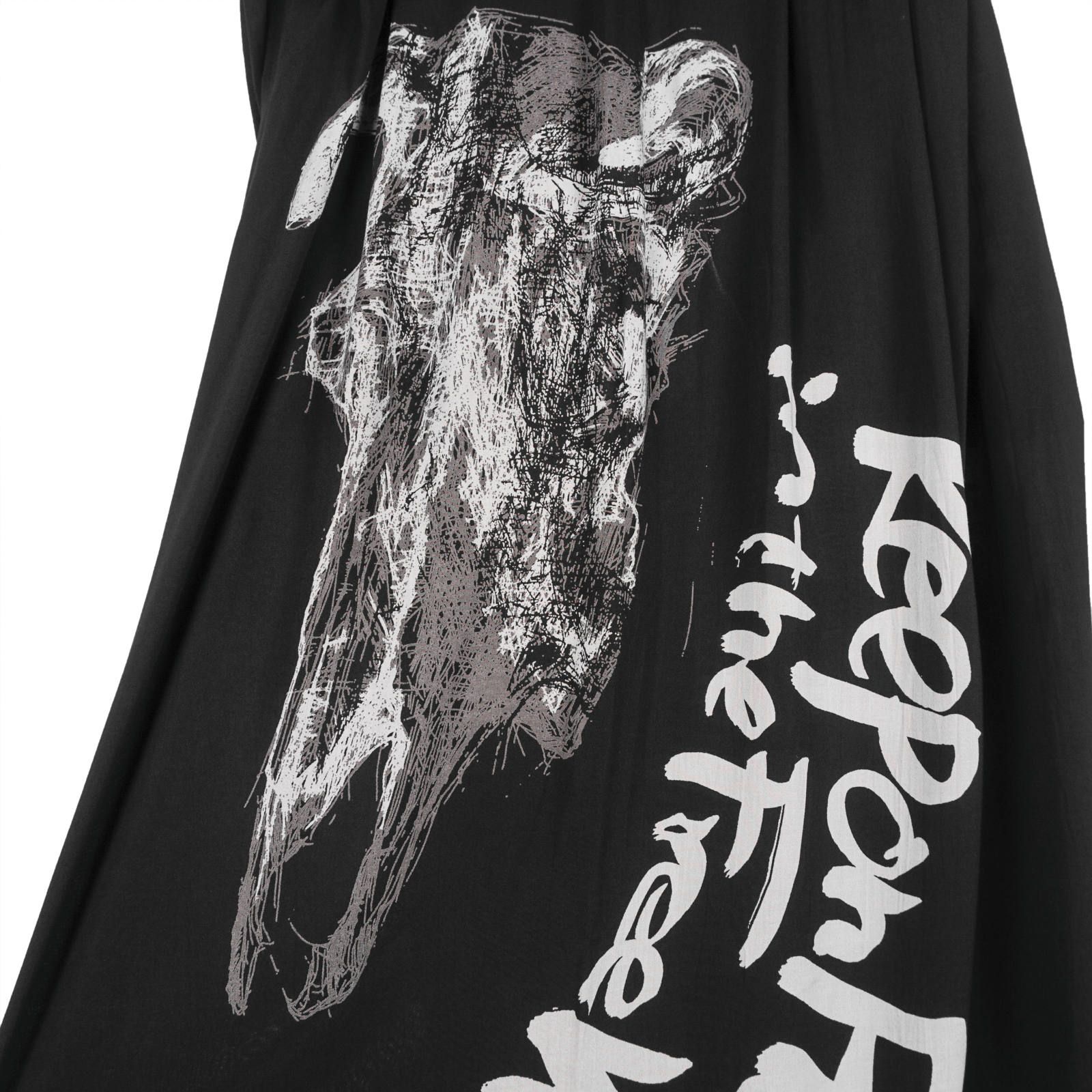 Yohji Yamamoto [HC-P77-219 / 右脇プリントバルーンP]