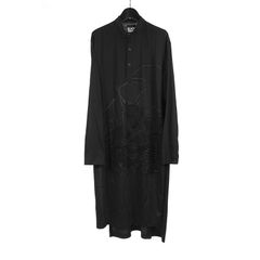 Yohji Yamamoto [HC-T13-074 / スタンドCロングスカル柄]