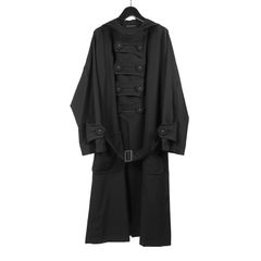 Yohji Yamamoto [HC-C18-100 / デカ釦コート-A]
