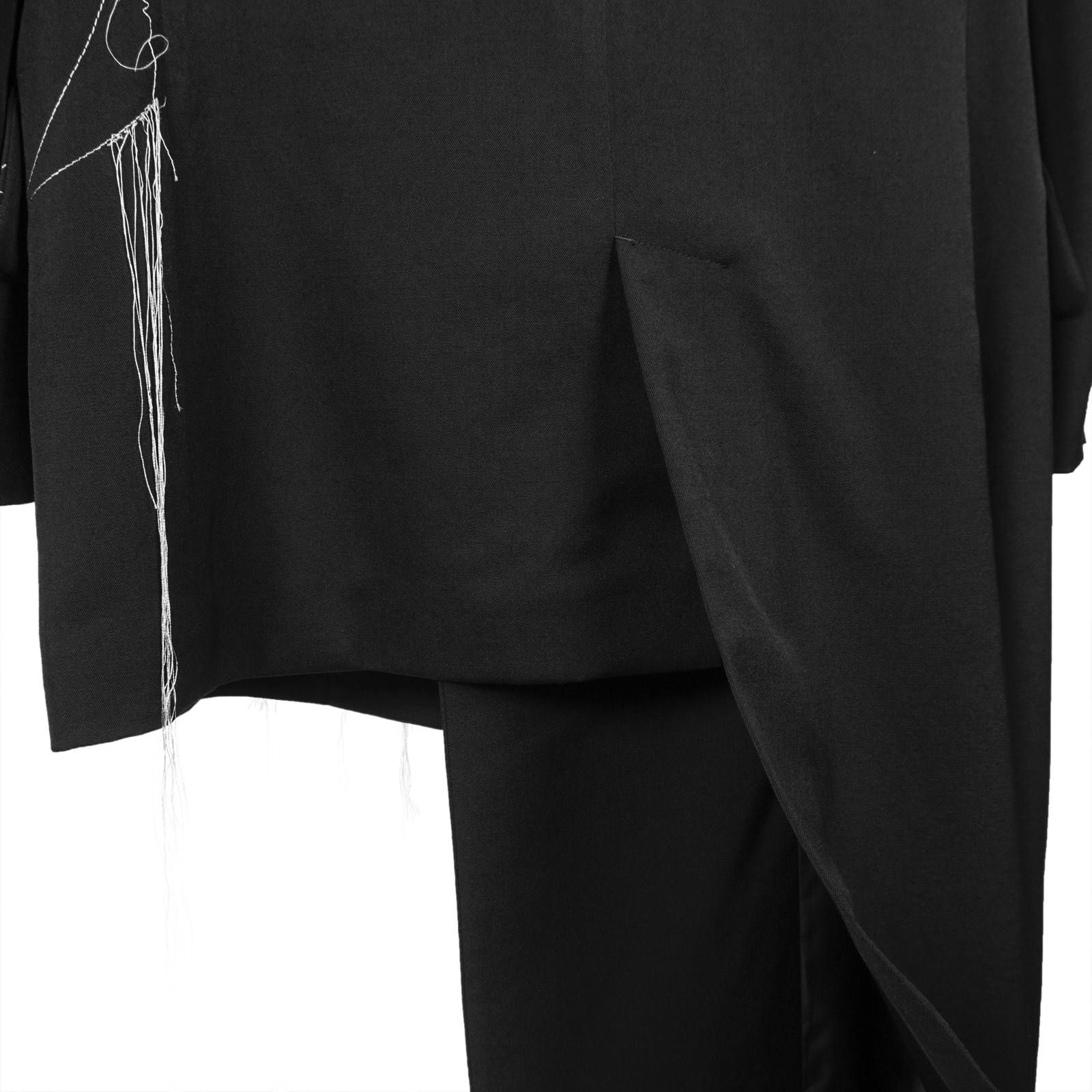 Yohji Yamamoto [HC-J52-504 / アシメ巴灯JKT]