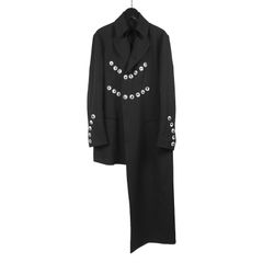 Yohji Yamamoto [HC-J40-100 / 変形衿白釦JKT]