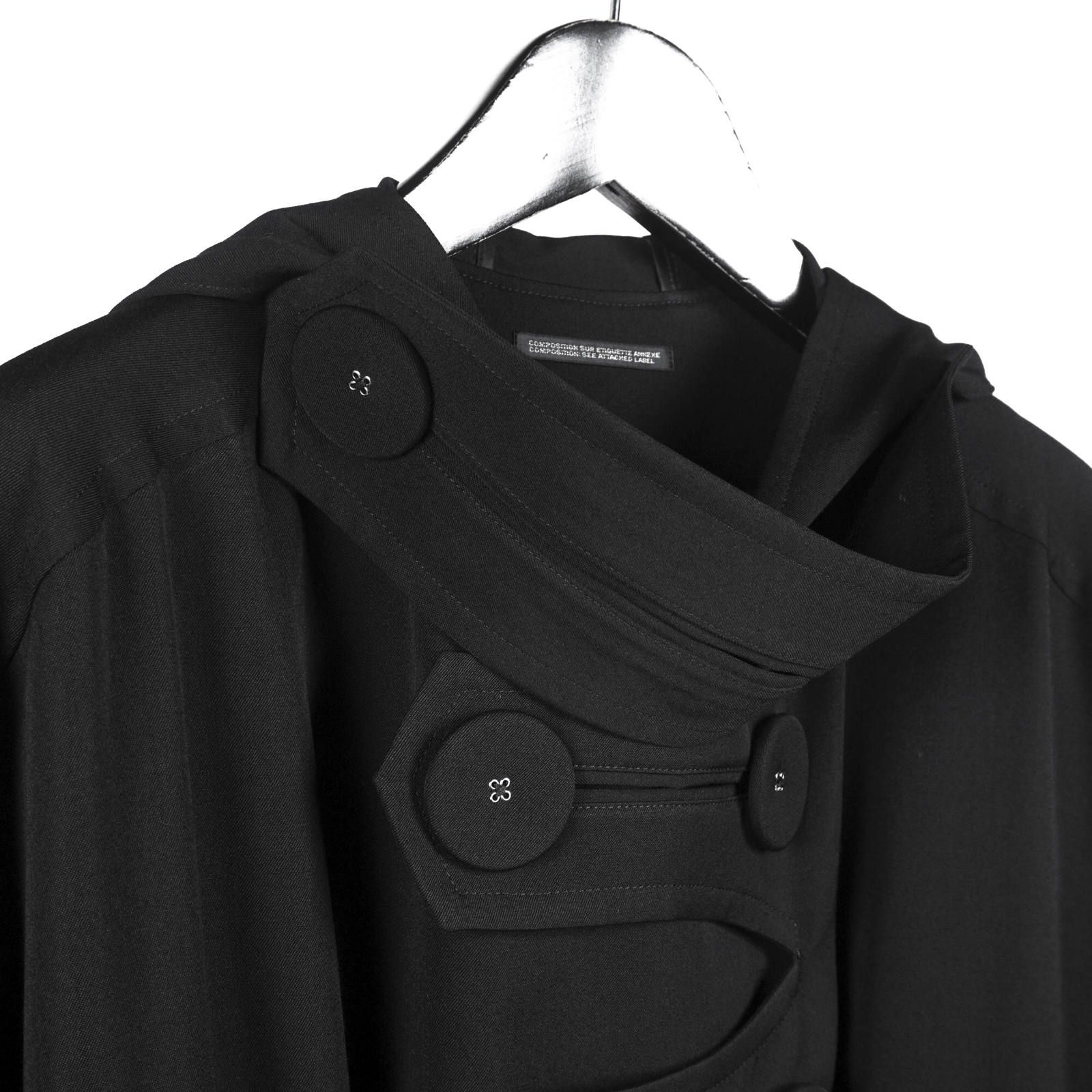 yohji yamamoto - Yohji Yamamoto [HC-C18-100 / デカ釦コート-A yohji yamamoto - Yohji Yamamoto [HC-C18-100 / デカ釦コート-A