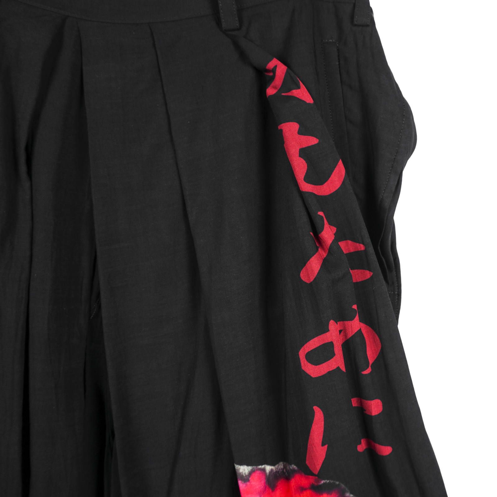 B Yohji Yamamoto [NC-P17-211 / ハカマパンツ柄・左]