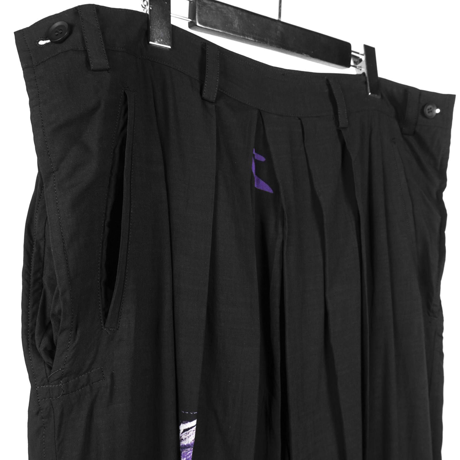 B Yohji Yamamoto [NC-P17-212 / ハカマパンツ柄・左]