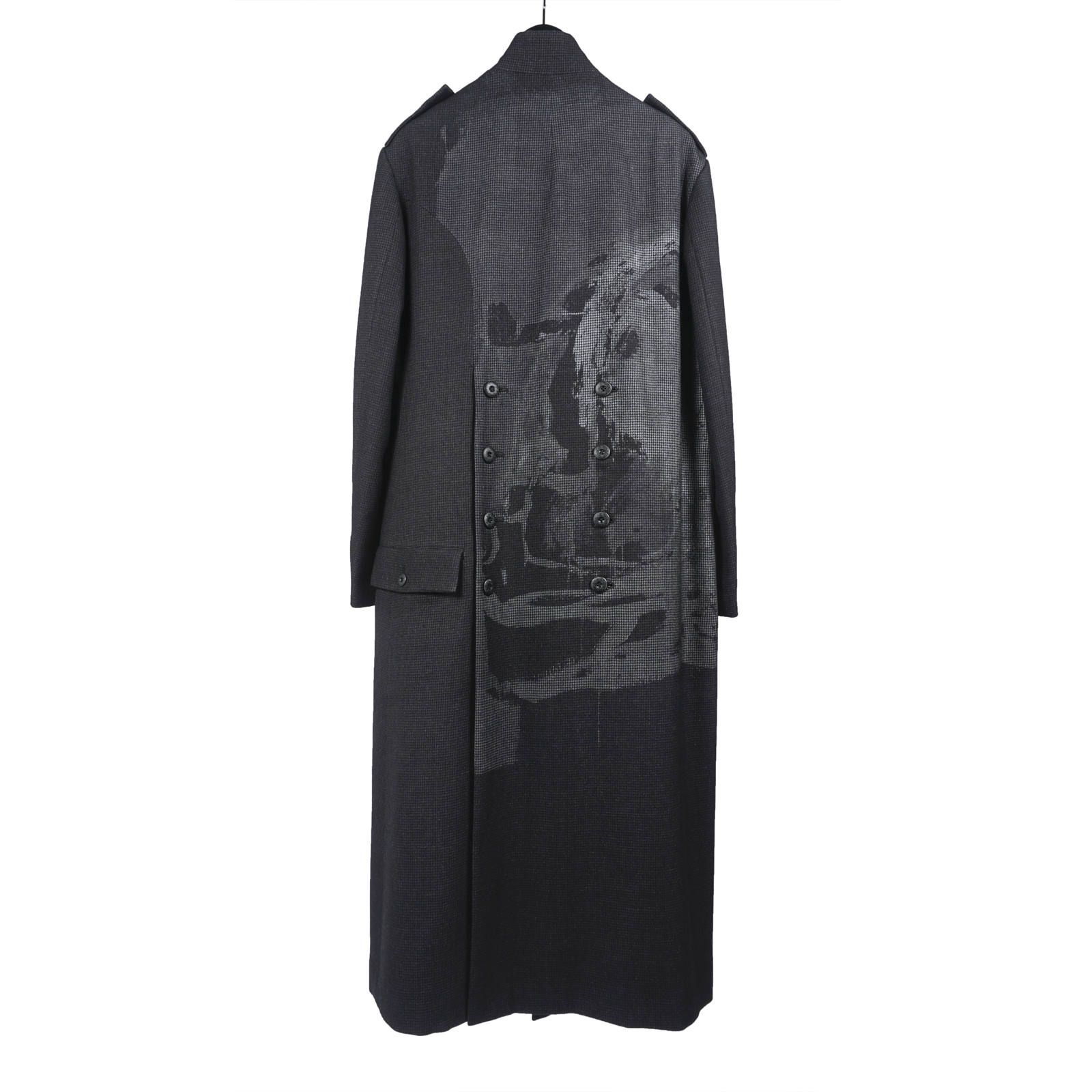 Yohji Yamamoto [HC-J48-124 / W前プリントミリタリー]