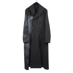 Yohji Yamamoto [HC-C21-808 / プリントヘチマコート]