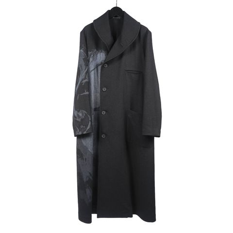 ヨウジヤマモト19aw look2 コート 鳴く
