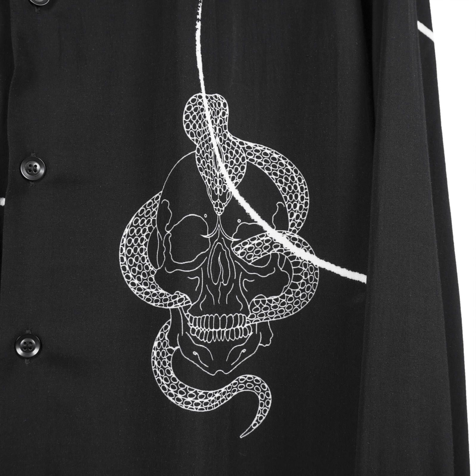 Yohji Yamamoto [HC-B69-210 / 二重衿スカルコブラPB]