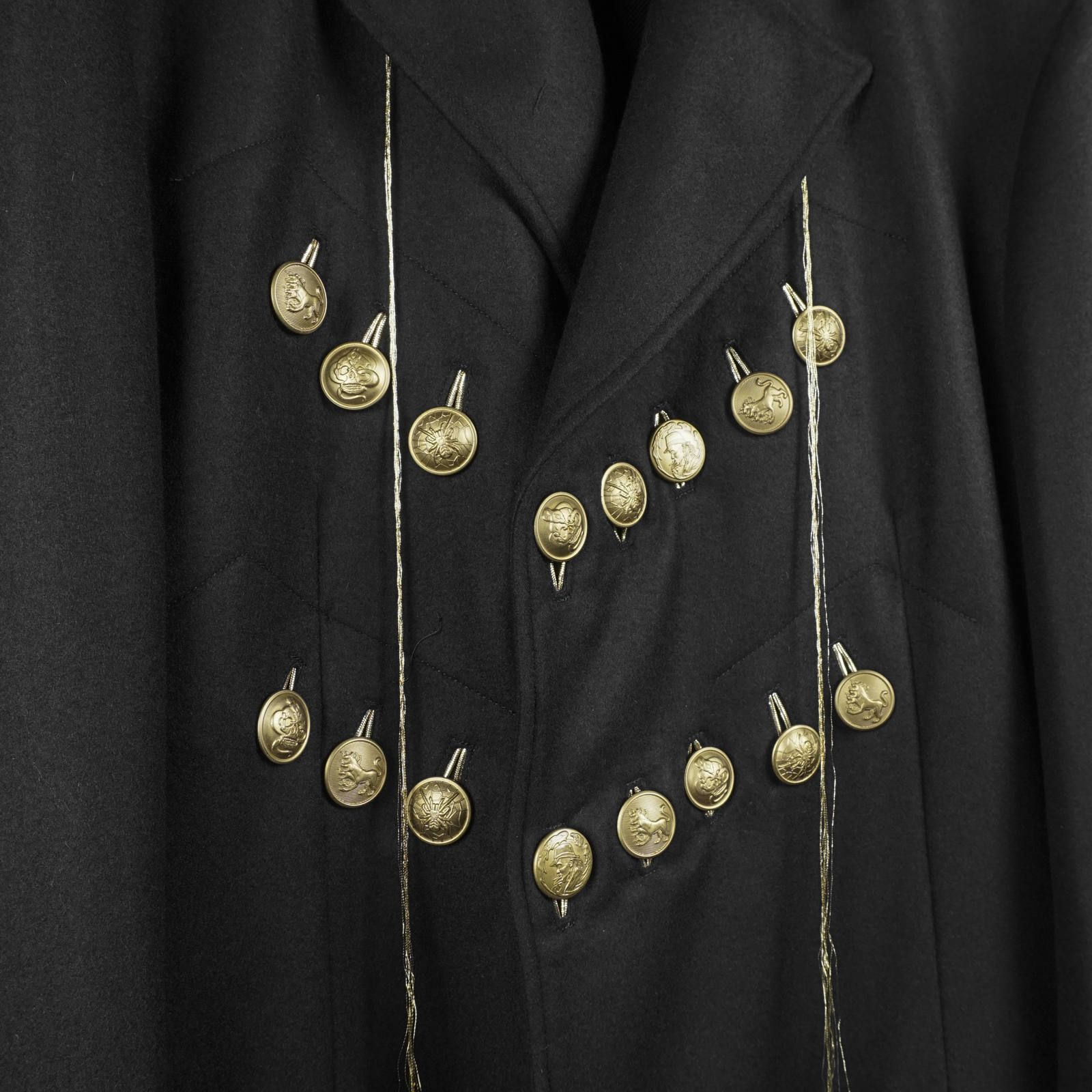 yohji yamamoto - Yohji Yamamoto [HC-J39-104 / 変形衿釦金